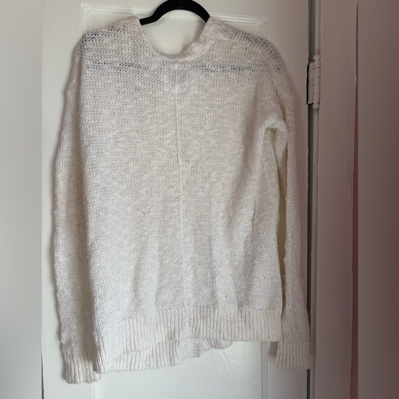 Vintage Y2K Abercrombie & Fitch Chunky Knit Cardigan Sweater Cream Size XS - Picture 4 of 8